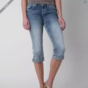 Miss Me Easy Stretch Cropped Jeans Size 23